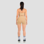 Conjunto Basic Feminino Top e Short - New Horizon Areia