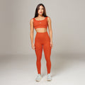 Conjunto Basic Feminino Top e Calça - Lupus Marrom Canela