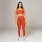 Conjunto Basic Feminino Top e Calça - Lupus Marrom Canela