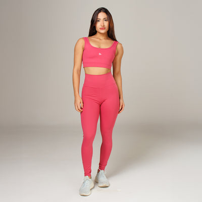 Conjunto Basic Feminino Top e Calça - Lupus Rosa Rouge