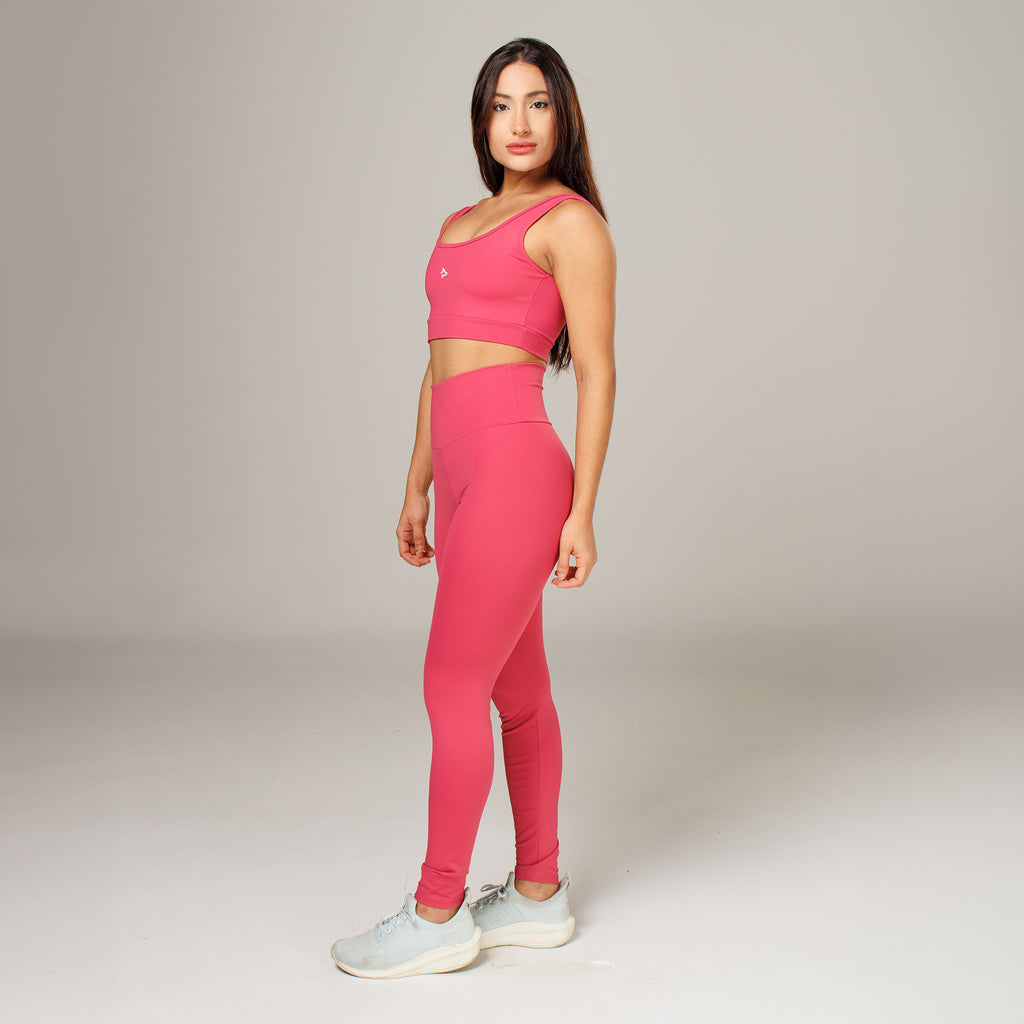 Conjunto Basic Feminino Top e Calça - Lupus Rosa Rouge
