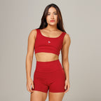 Conjunto Basic Feminino Top e Short - Lupus Vinho