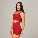 Conjunto Basic Feminino Top e Short - Lupus Vinho