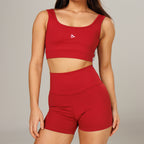 Conjunto Basic Feminino Top e Short - Lupus Vinho
