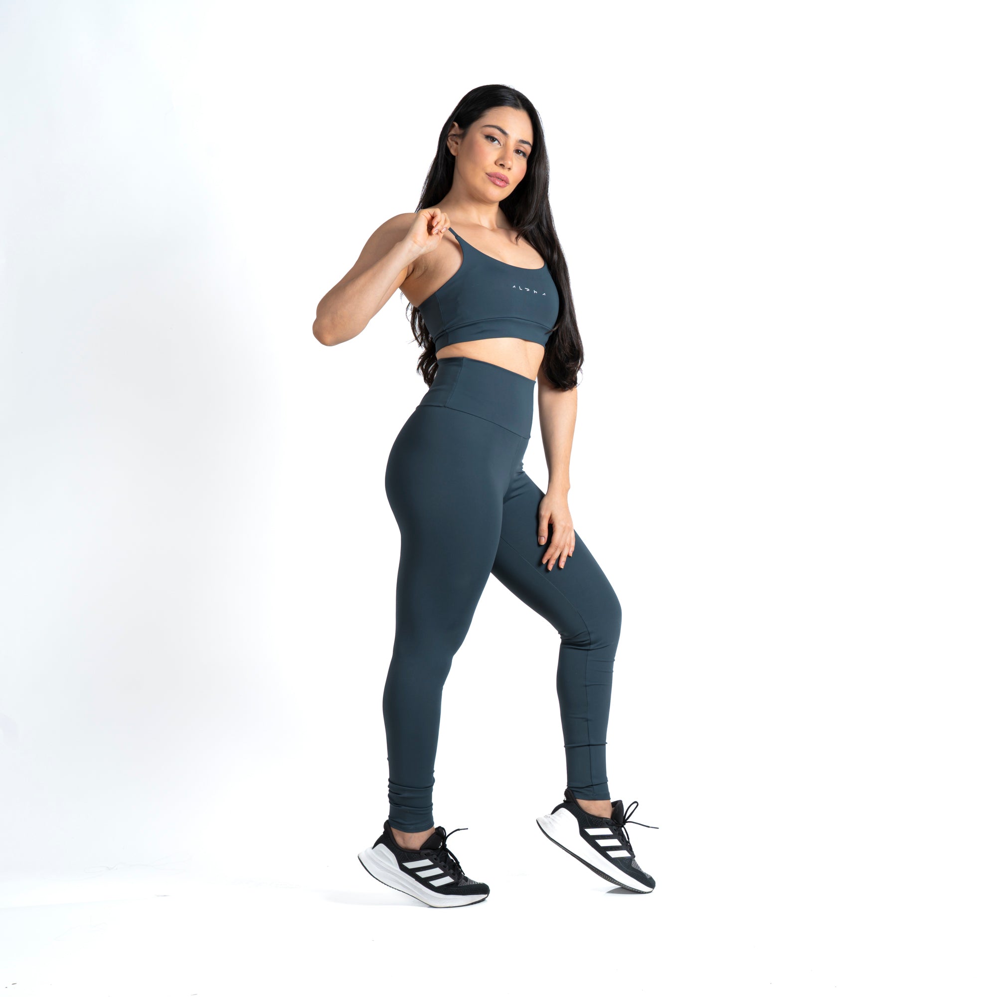 Conjunto Basic Feminino Top e Calça - New Horizon Chumbo