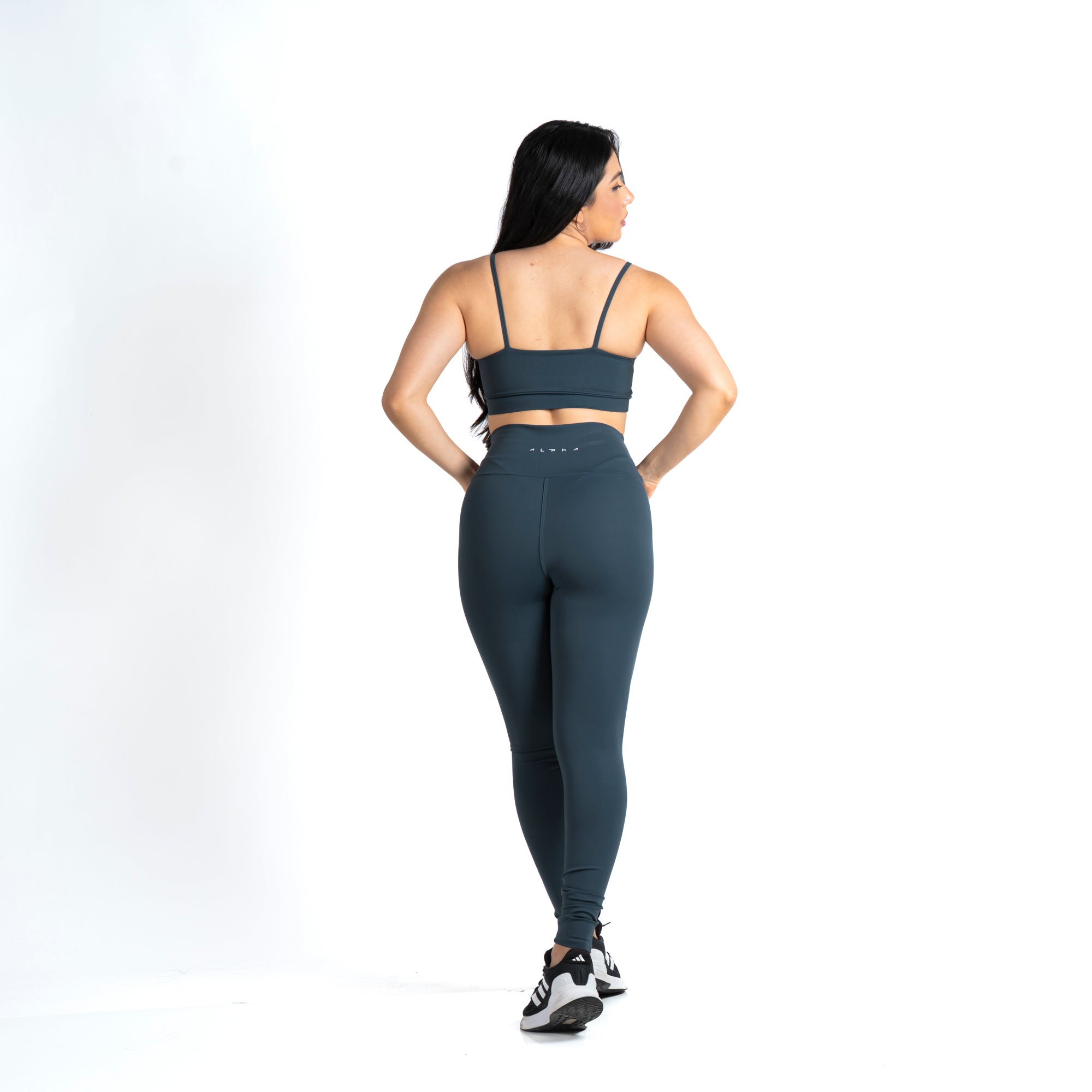 Conjunto Basic Feminino Top e Calça - New Horizon Chumbo