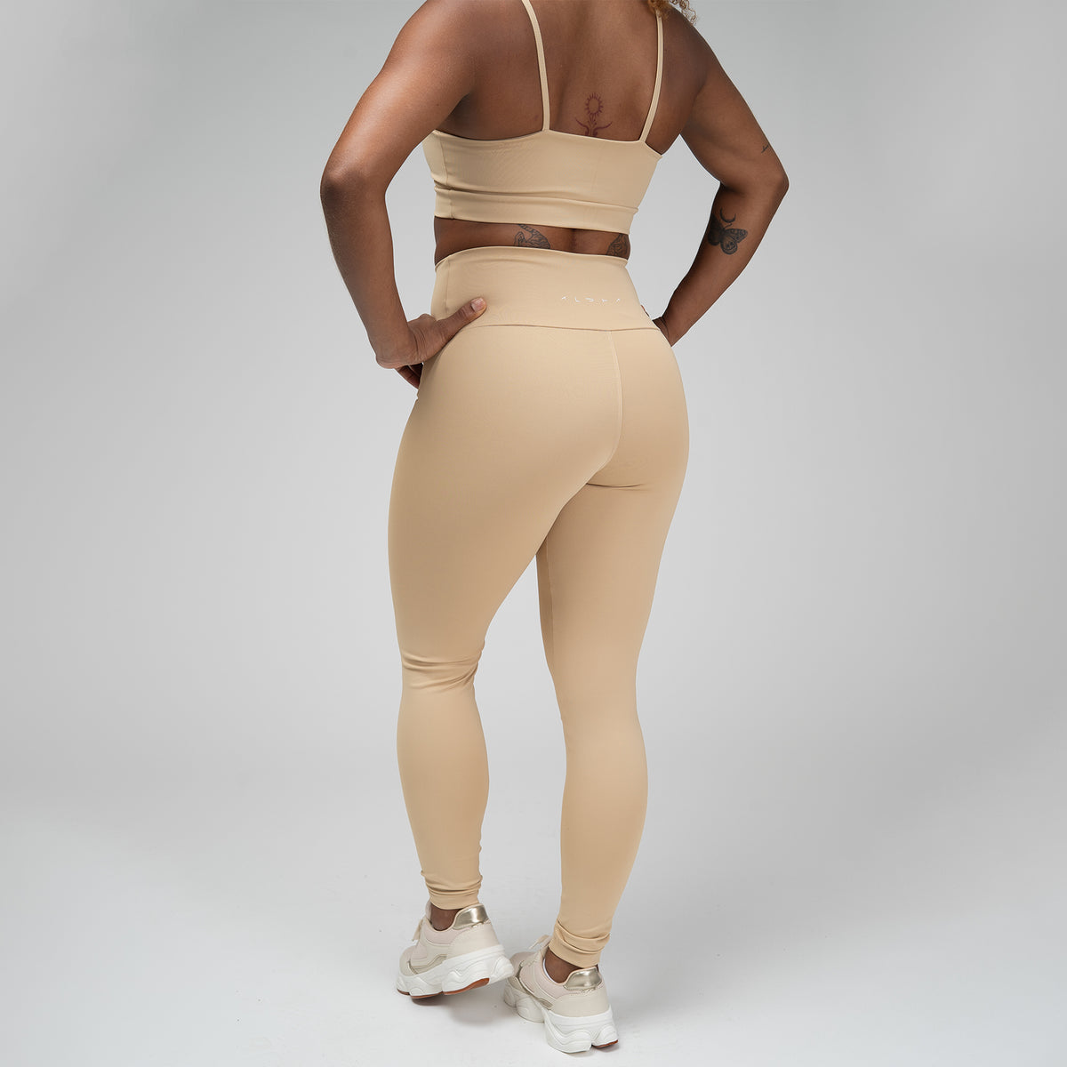 Conjunto Basic Feminino Top e Calça - New Horizon Areia