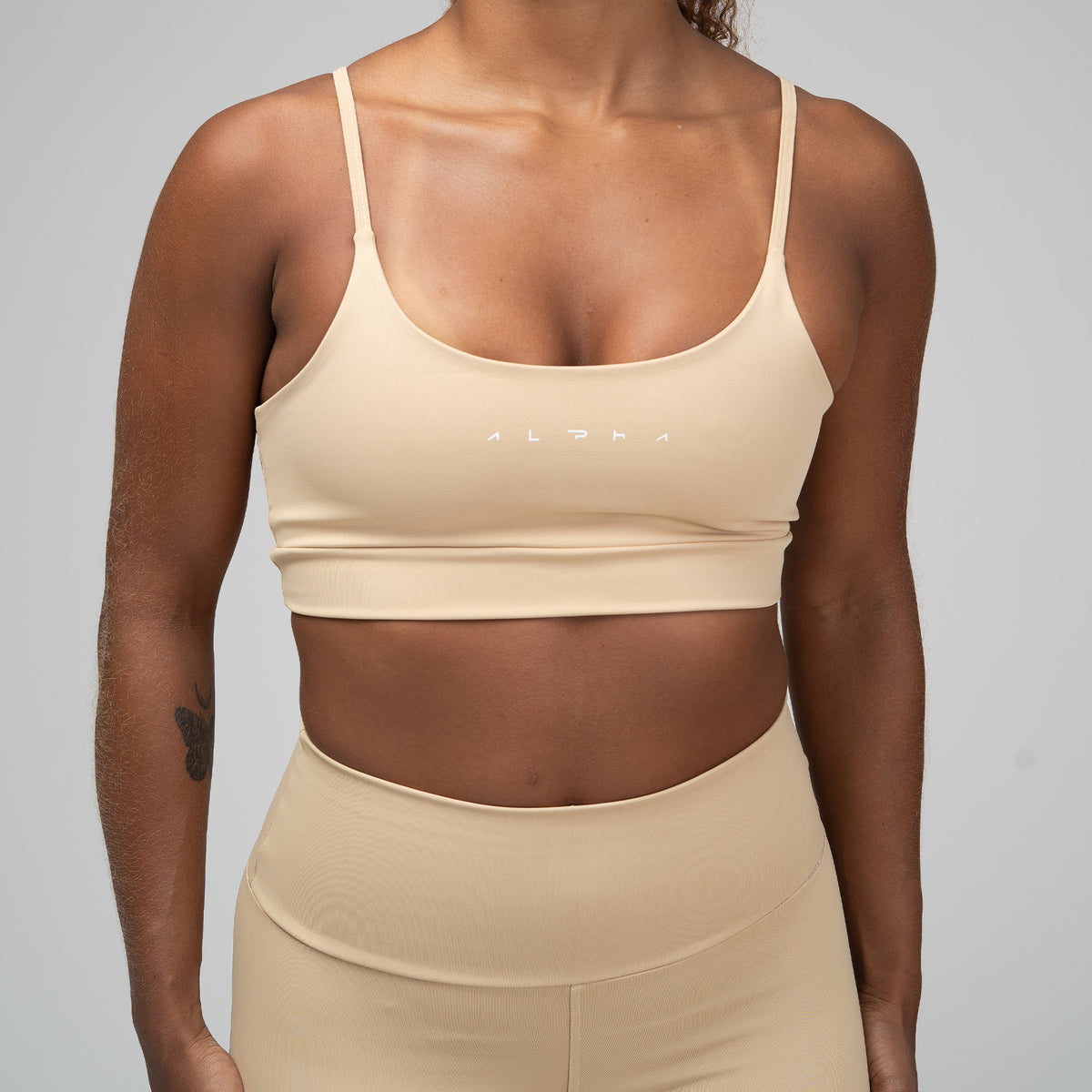 Conjunto Basic Feminino Top e Calça - New Horizon Areia