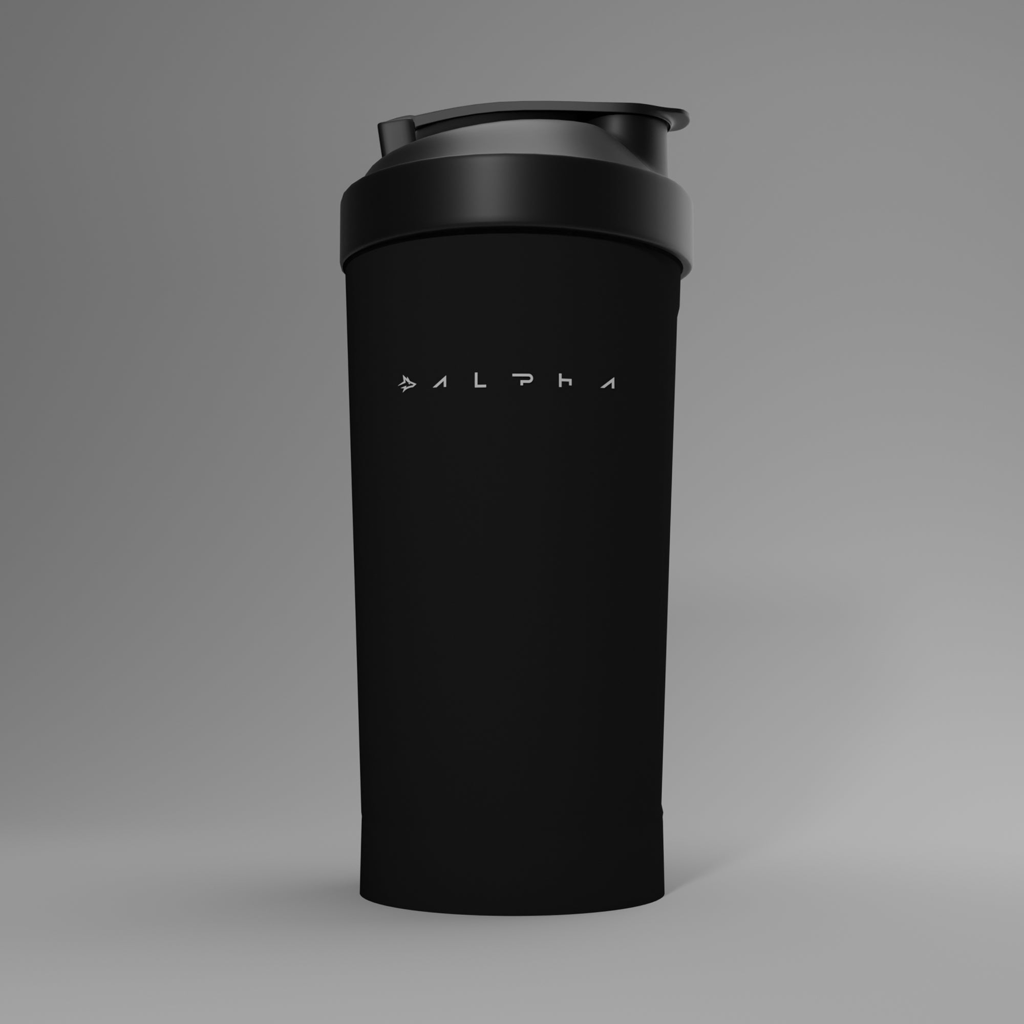 Coqueteleira Preto Alpha - 600ml
