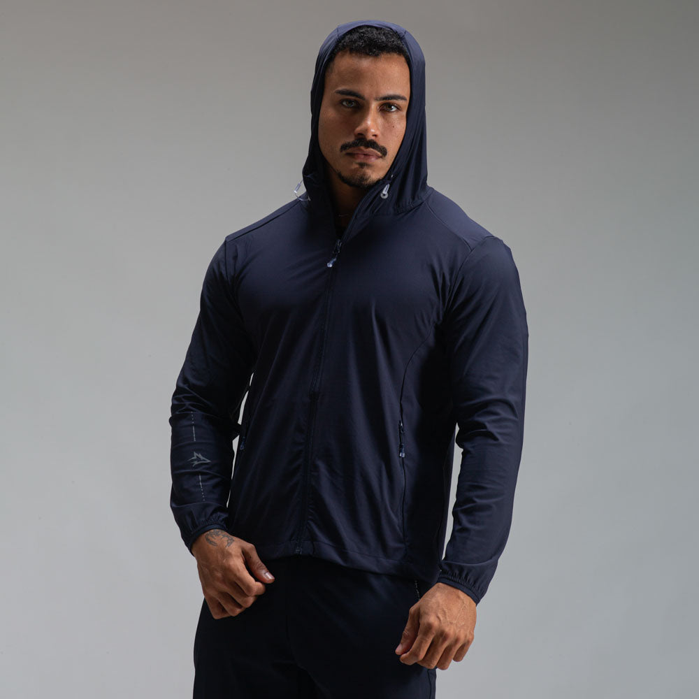 Corta Vento Com Capuz Lupus Core Marinho