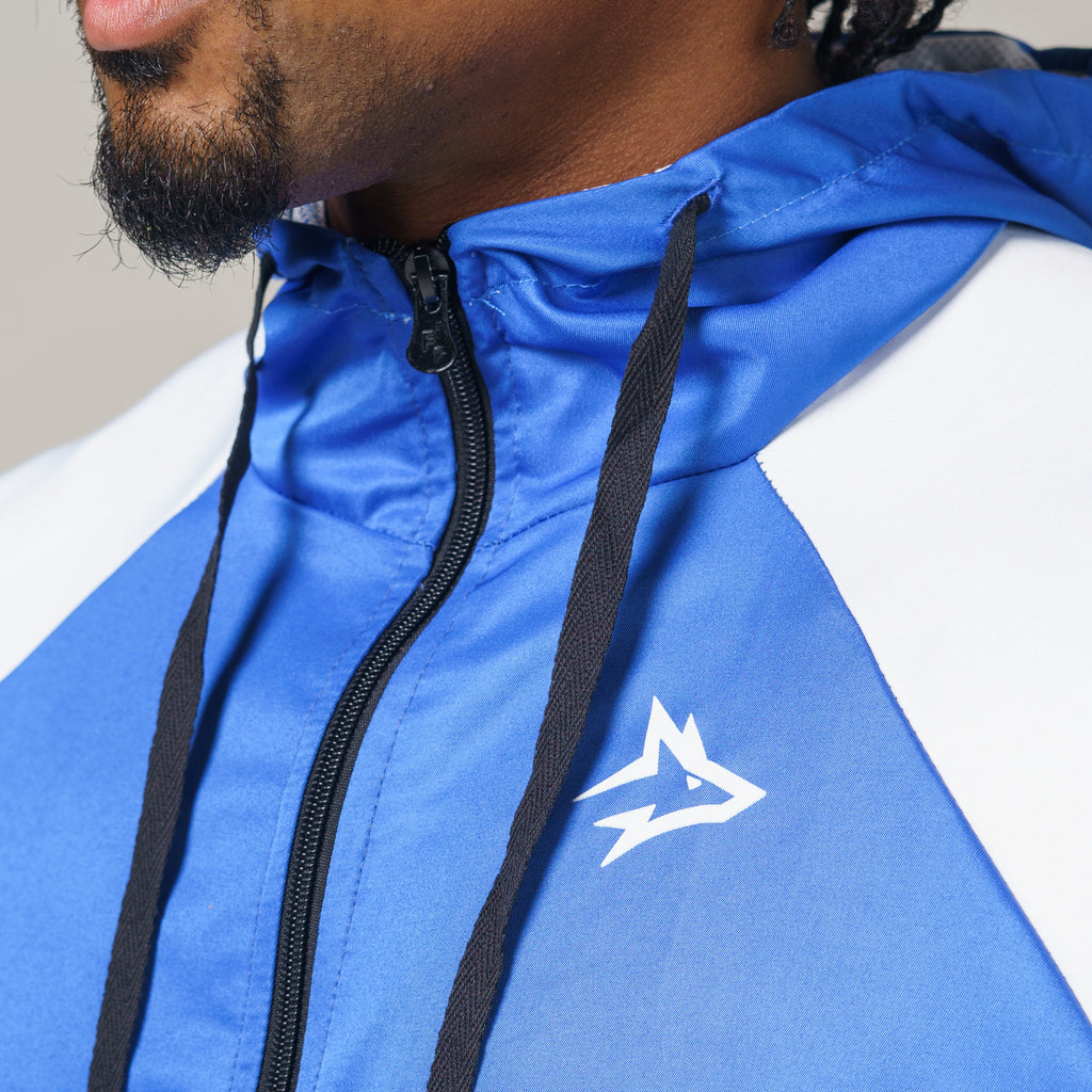 Corta Vento Com Capuz Order Lupus Azul