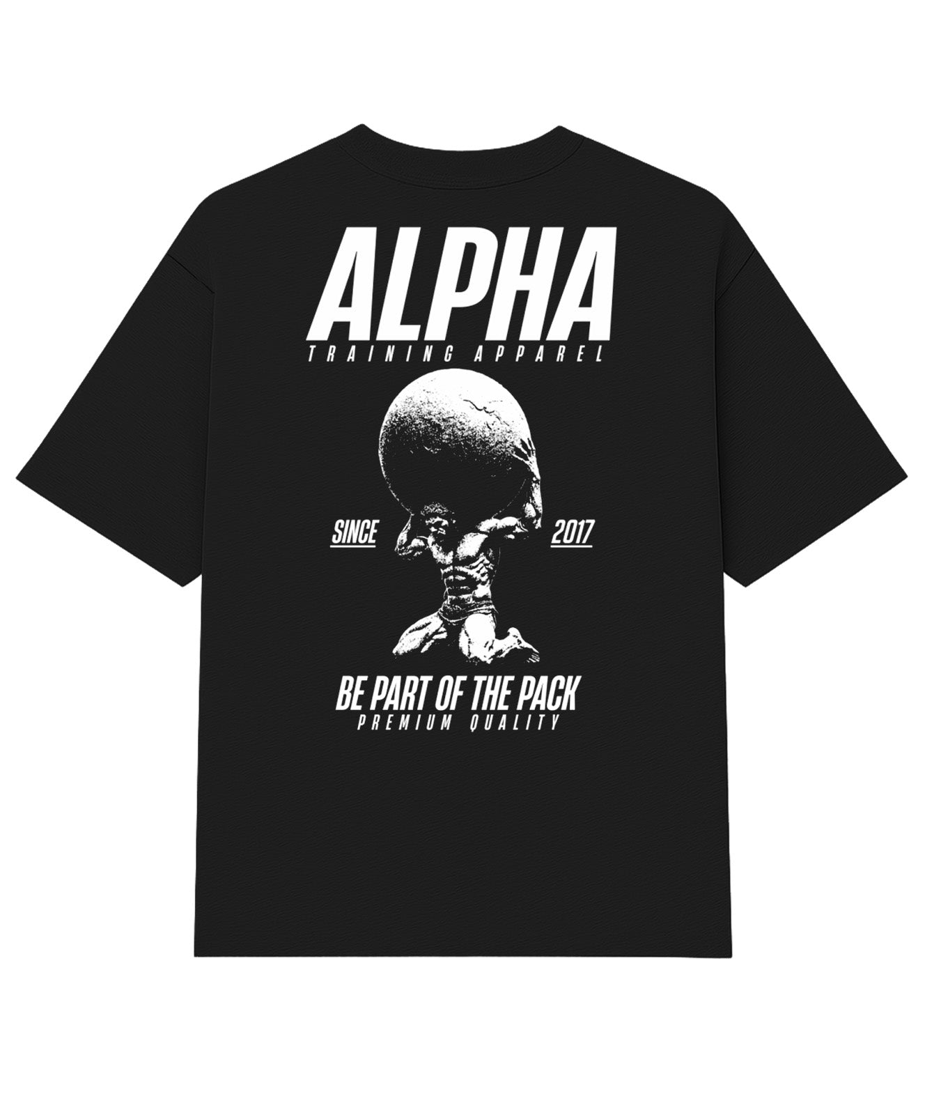 Camiseta Oversized Power Preto
