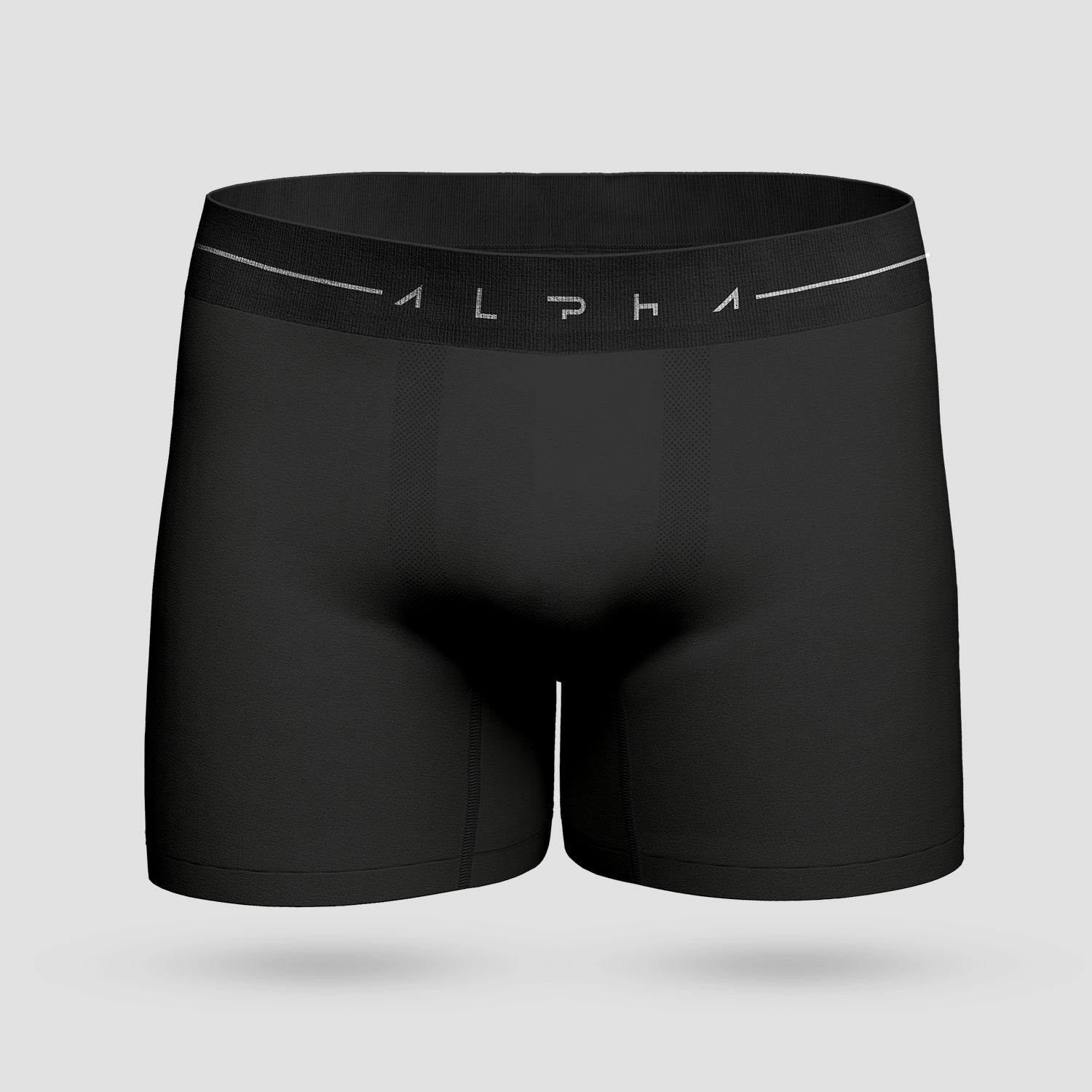 Cueca Poliamida Sem Costura Alpha Co - Preto