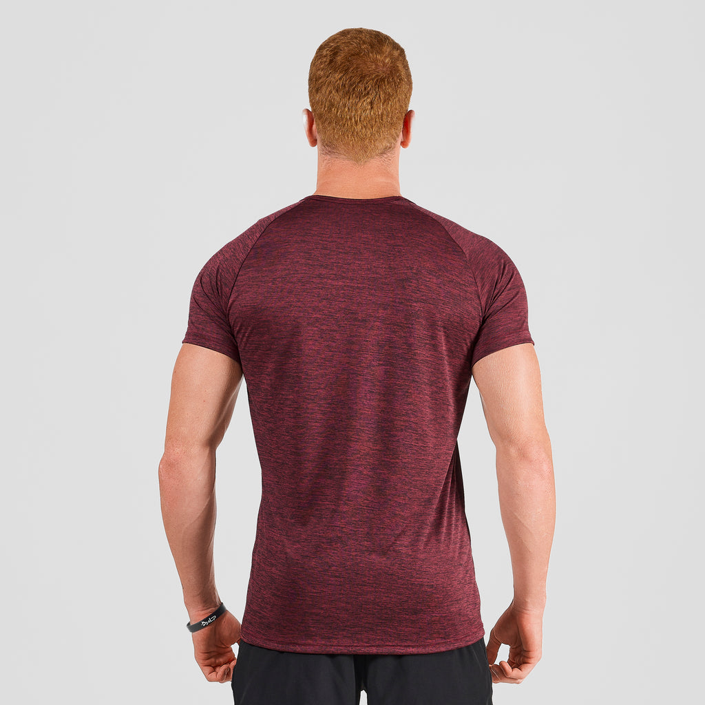 Camiseta Dry Fit Light Lupus Mescla Vinho