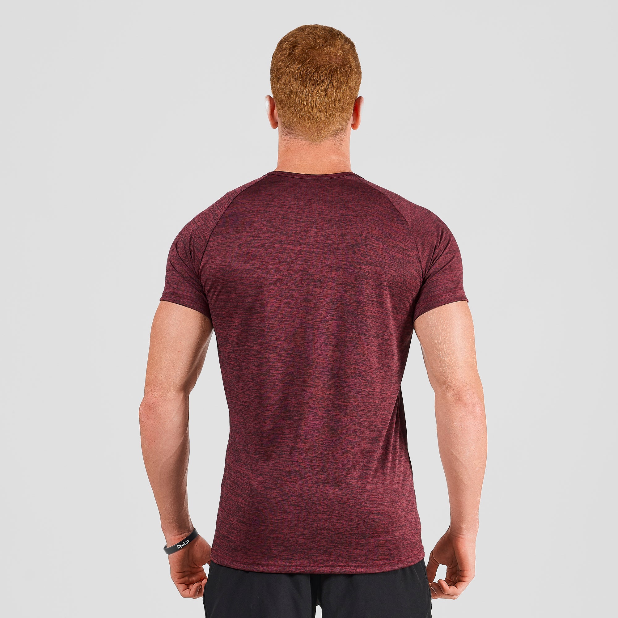 Camiseta Dry Fit Light Lupus Mescla Vinho