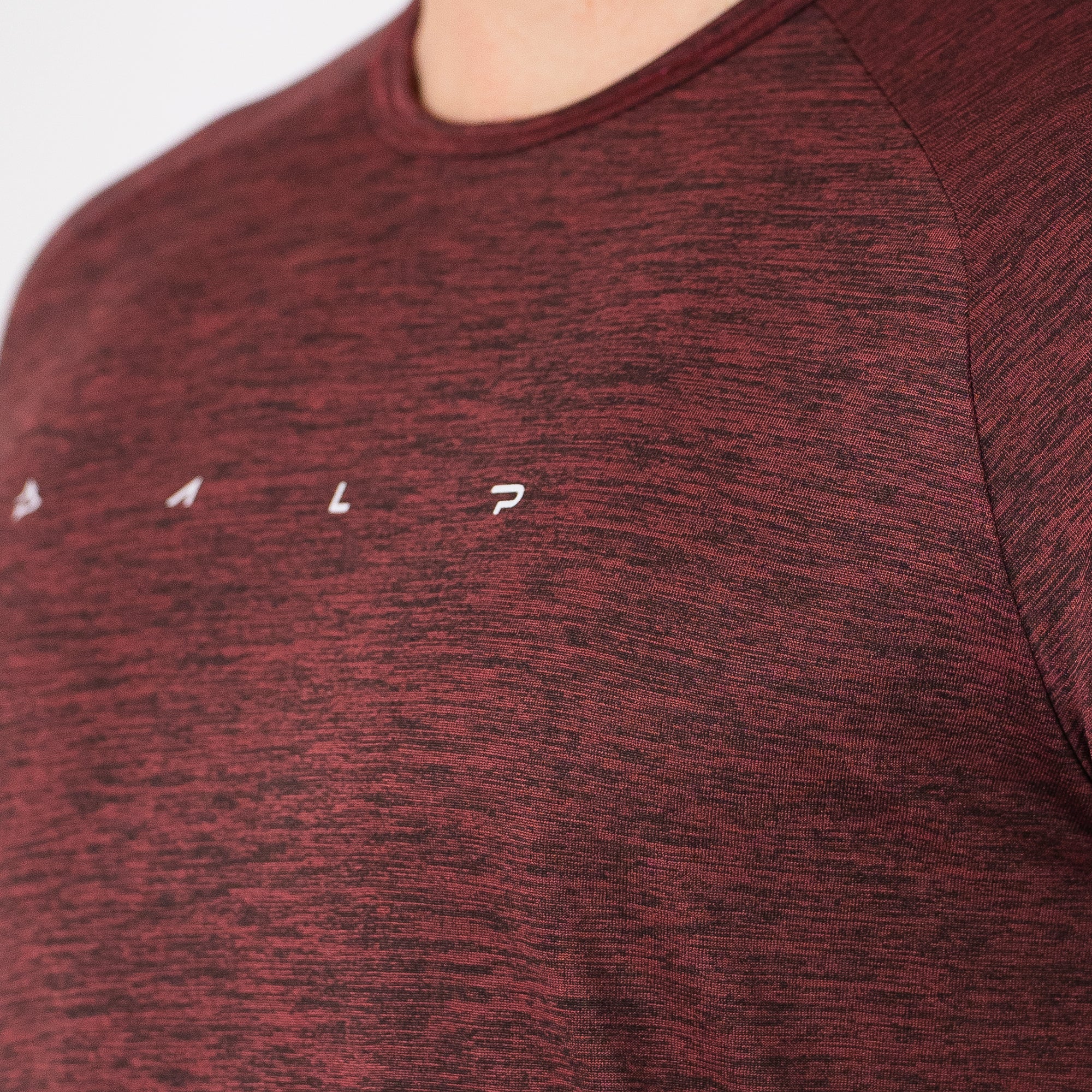 Camiseta Dry Fit Light Lupus Mescla Vinho