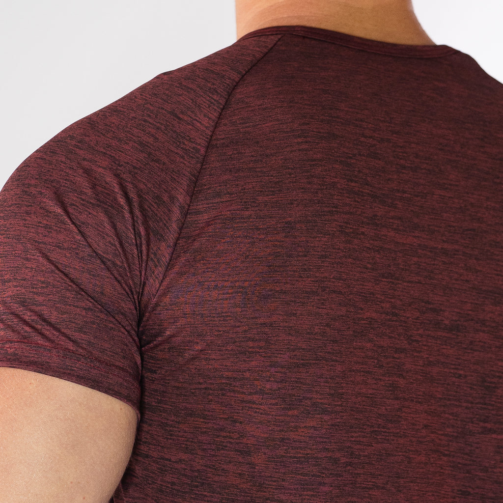 Camiseta Dry Fit Light Lupus Mescla Vinho