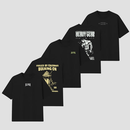 Kit 5 Camisetas Oversized Masculina