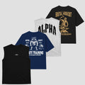 Kit 4 Peças Essenciais: Camisetas e Regatas Oversized