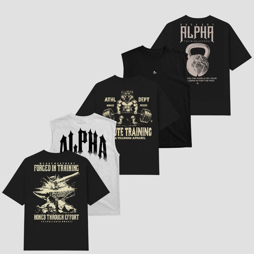 Kit 5 Peças Oversized: Camisetas e Regatas