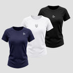 Kit 3 Camisetas Esportivas Feminina
