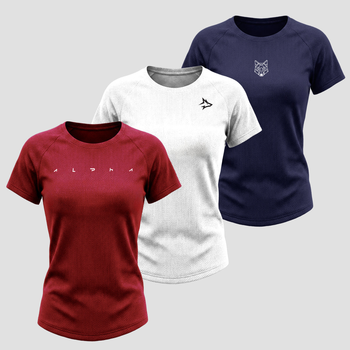 Kit 3 Camisetas Femininas Dy Essential