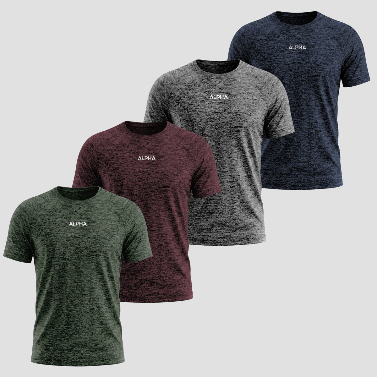 Kit 4 Camisetas Dry Masculina - Alpha