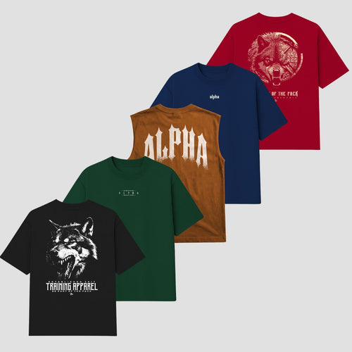 Kit 5 Peças Oversized - Alpha Todos os Dias