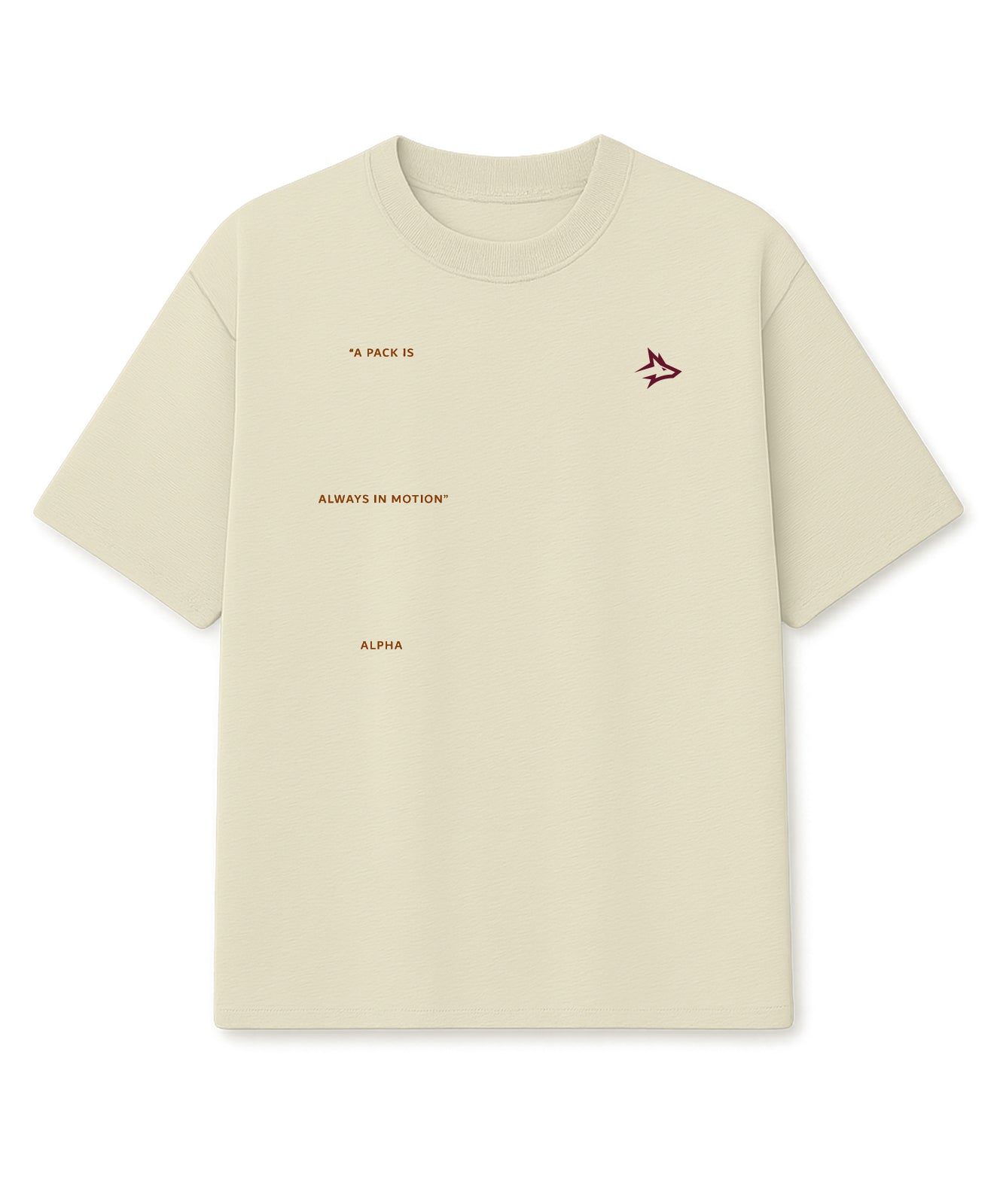 Camiseta Oversized In Motion Off White