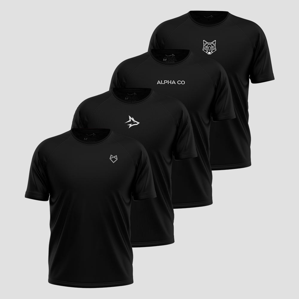 Kit 4 Camisetas Dry Tech Alpha Masculina