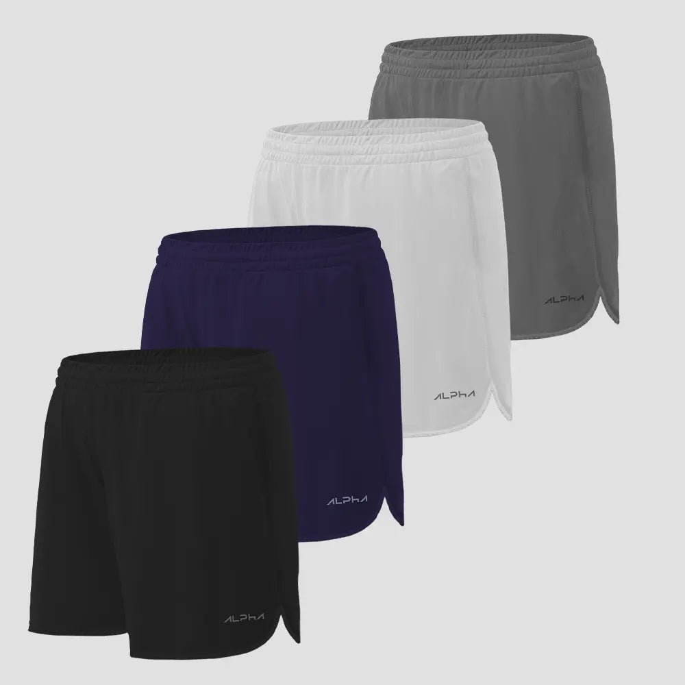 Kit 4 Shorts Corrida - Atleta Alta Performace