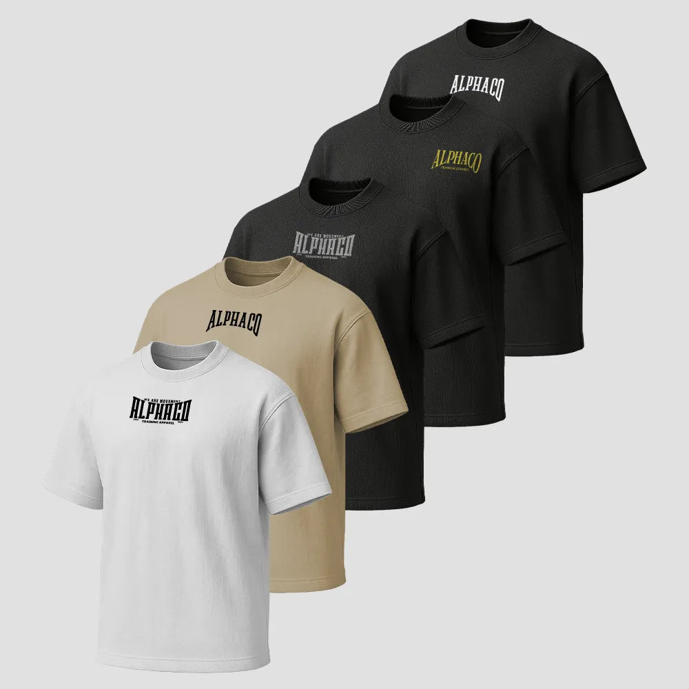 Kit 5 Oversized Versáteis