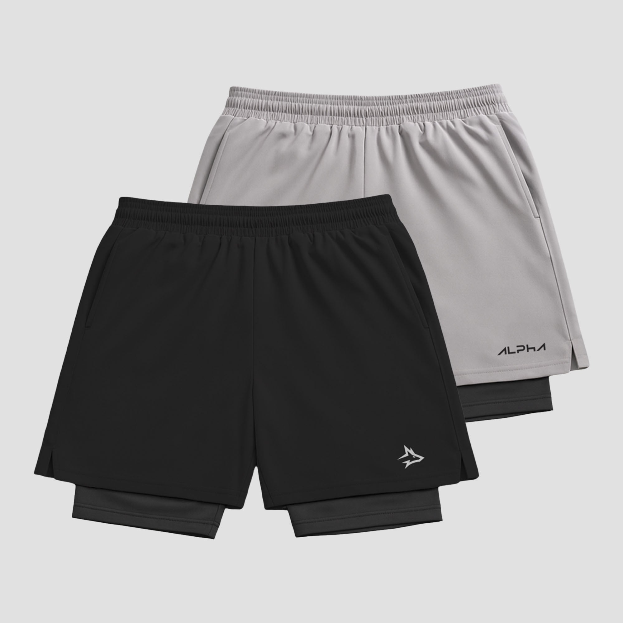 Kit 2 Bermudas Alta Performance Alpha