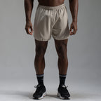Short Corrida Masculino Dry Fit - Caqui