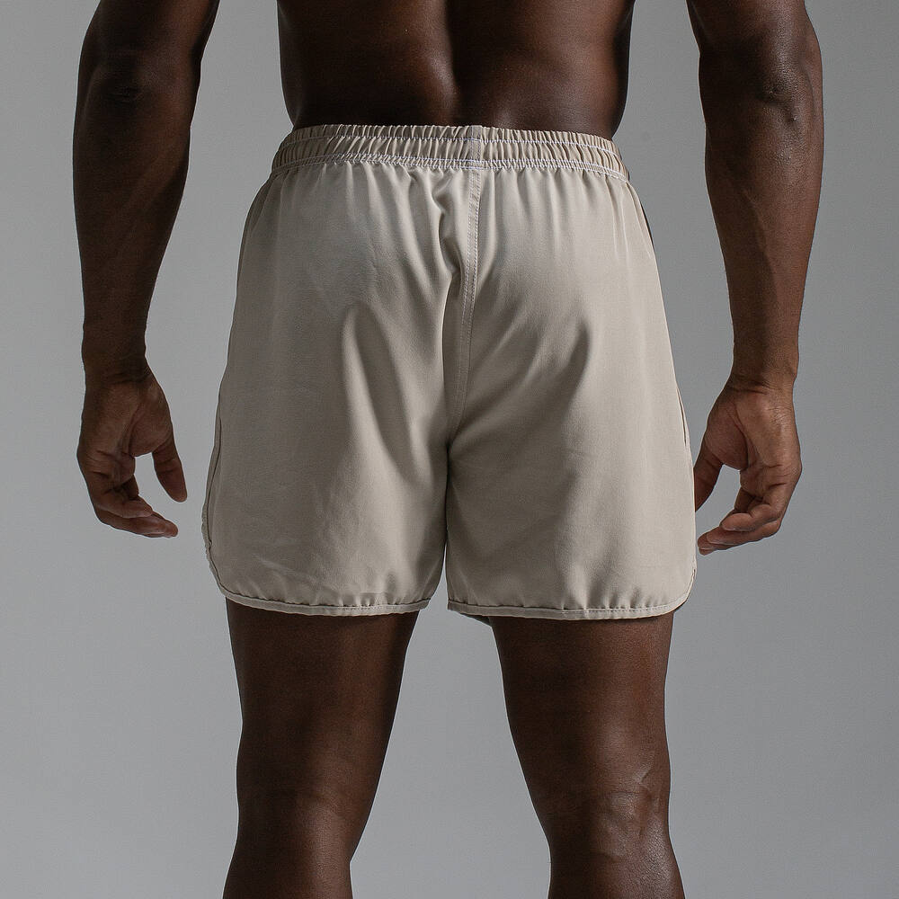 Short Corrida Masculino Dry Fit - Caqui
