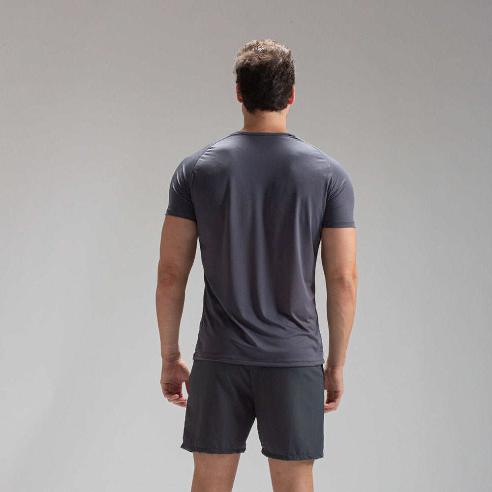 Camiseta Dry Fit New Horizon Cinza Sombra