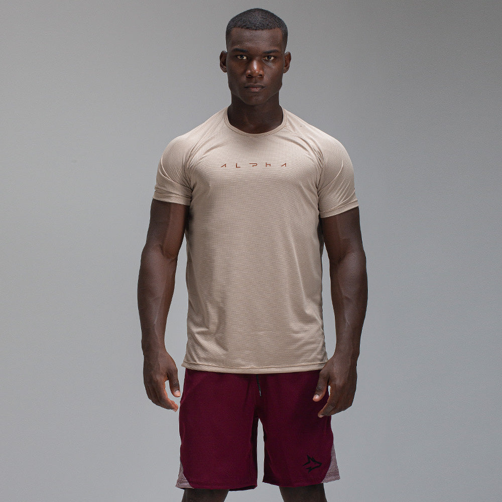 Camiseta Dry Fit Horizon Caqui Monk