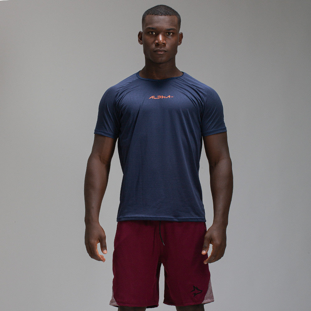 Camiseta Dry Fit New Fluid Marinho Ashir
