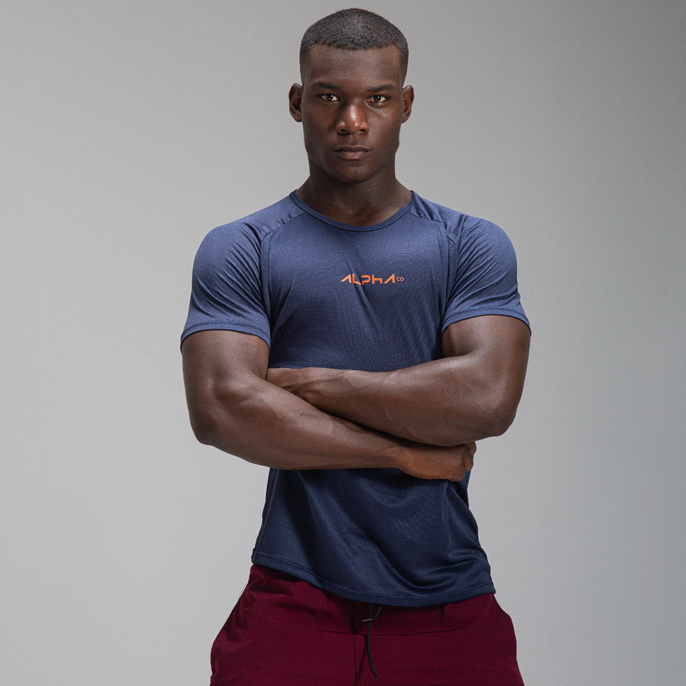 Camiseta Dry Fit New Fluid Marinho Ashir
