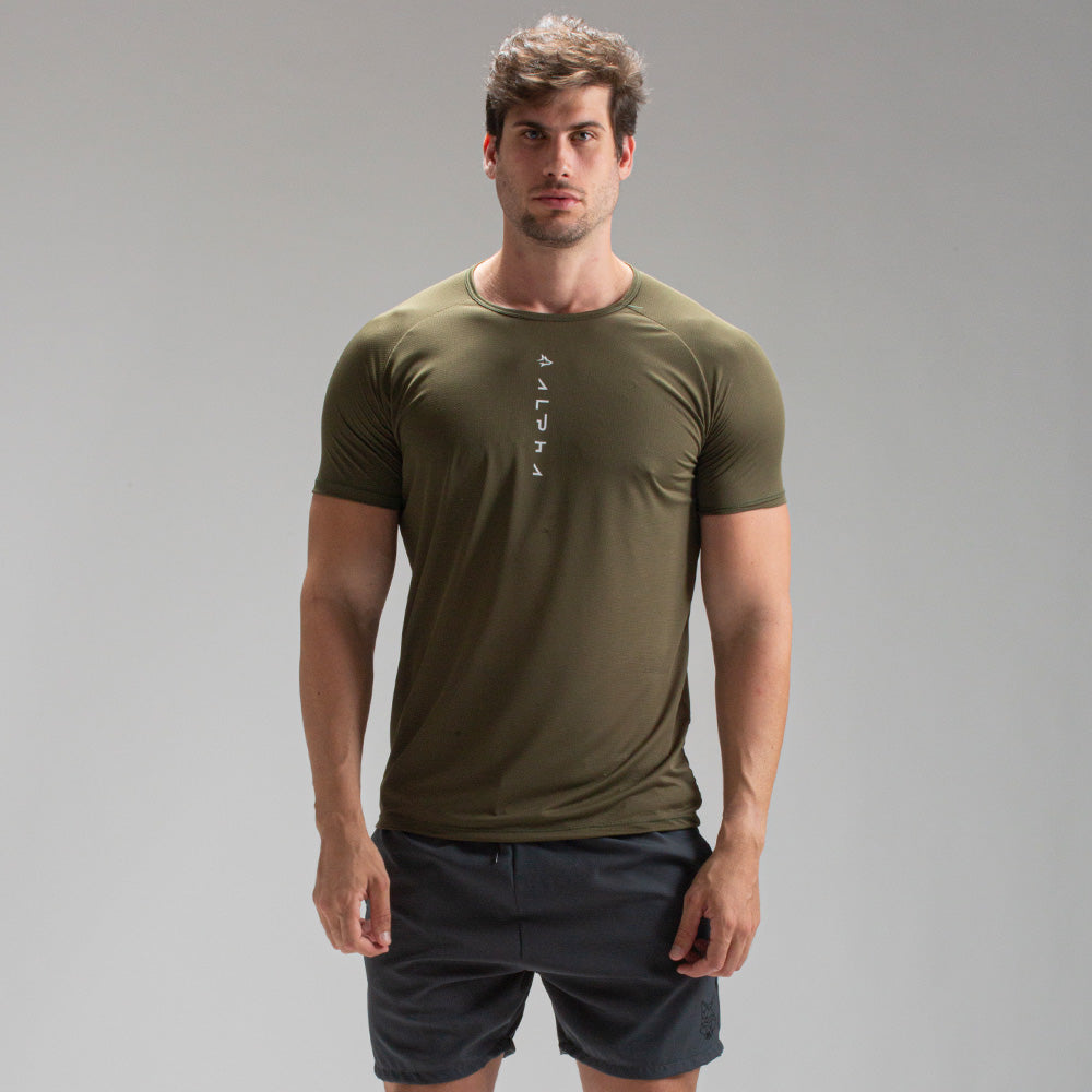 Camiseta Dry Fit Perspective Verde