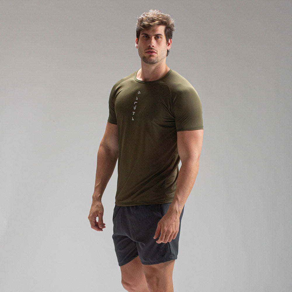 Camiseta Dry Fit Perspective Verde