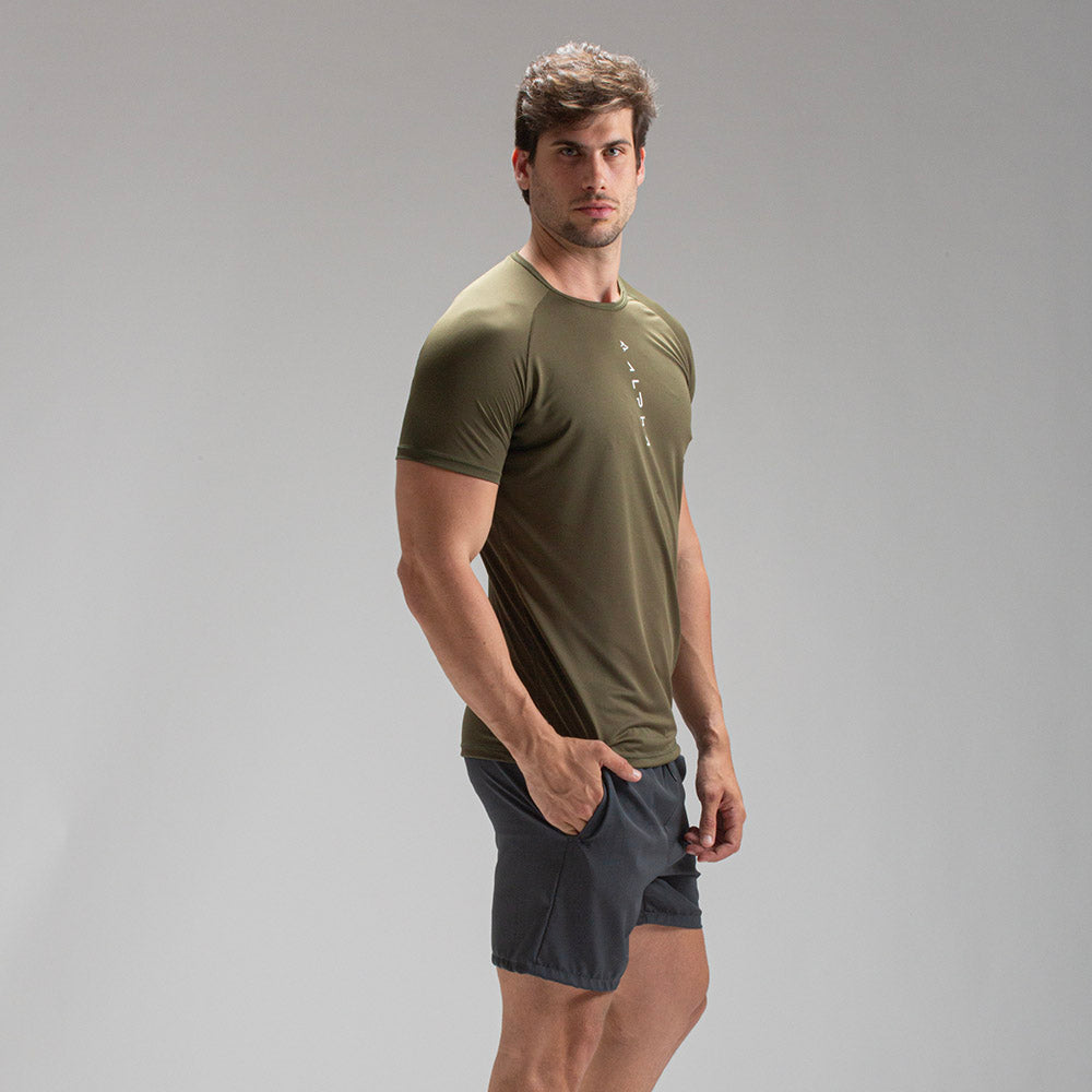 Camiseta Dry Fit Perspective Verde