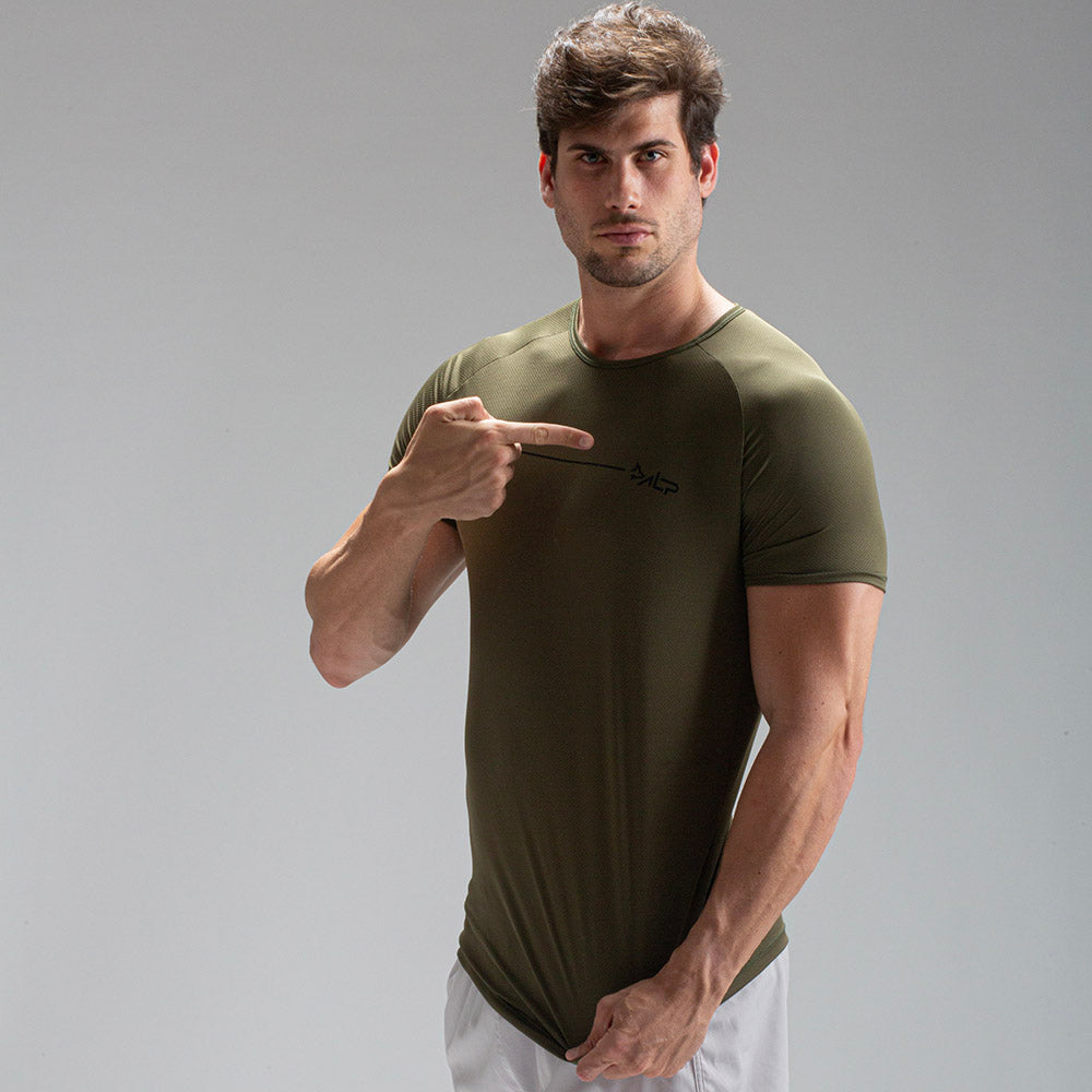 Camiseta Dry Fit Tenacity Verde Uva