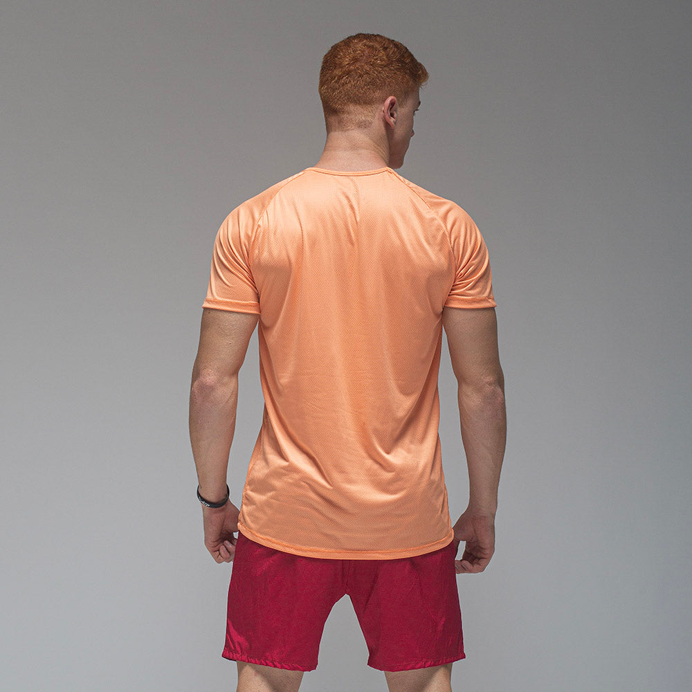 Camiseta Dry Fit New Lupus Laranja Damasco