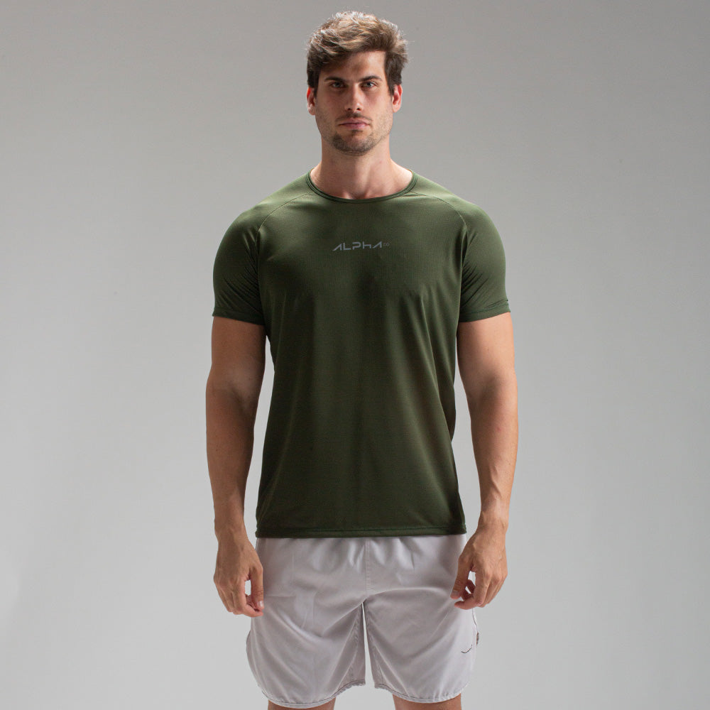 Camiseta Dry Fit New Fluid Verde