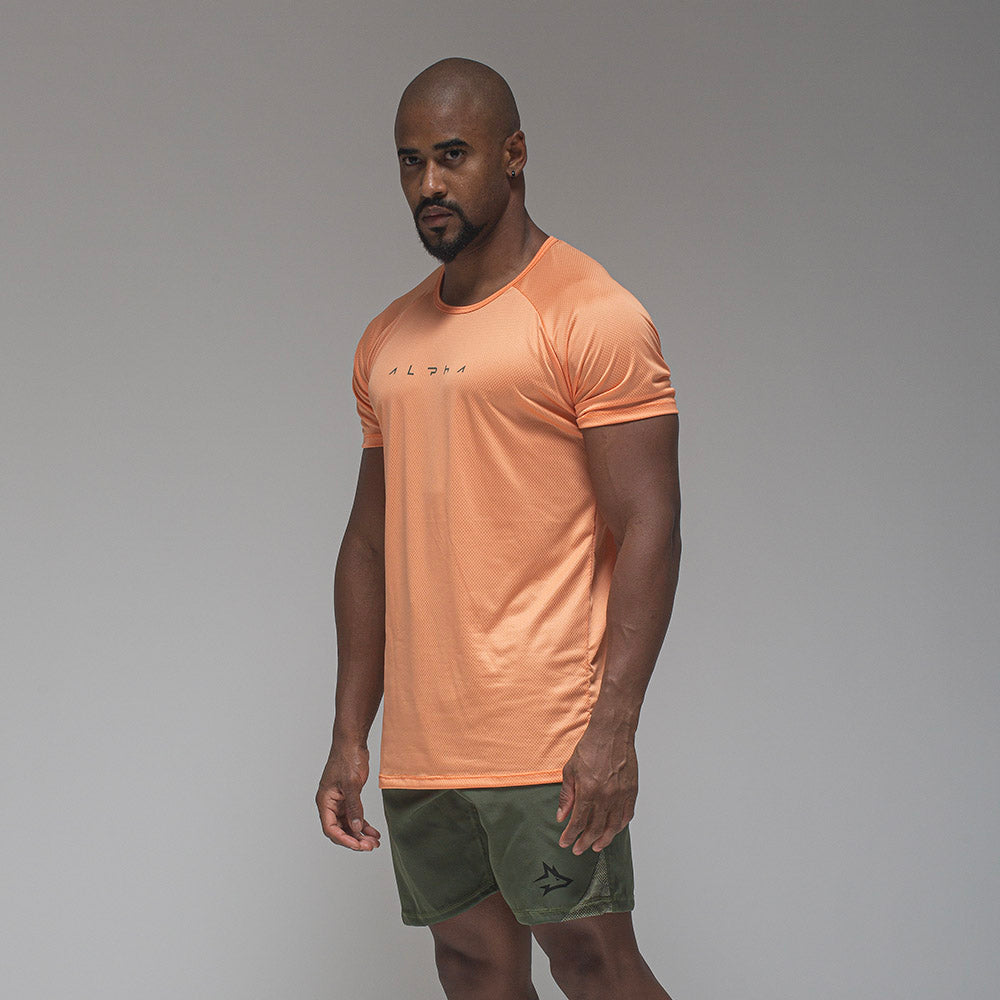 Camiseta Dry Fit Horizon Laranja Damasco