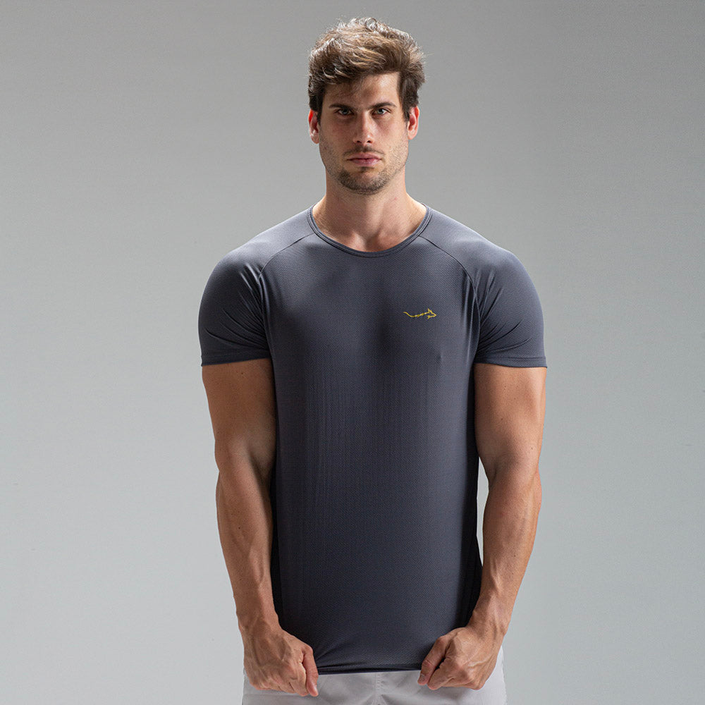 Camiseta Dry Fit Move Cinza Sombra