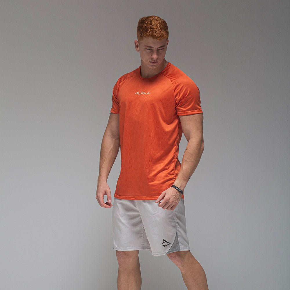 Camiseta Dry Fit New Fluid Laranja Poente