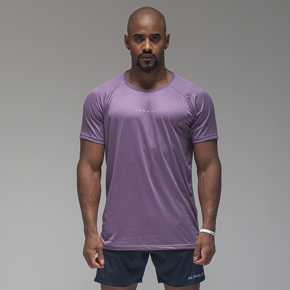 Camiseta Dry Fit New Horizon Púrpura