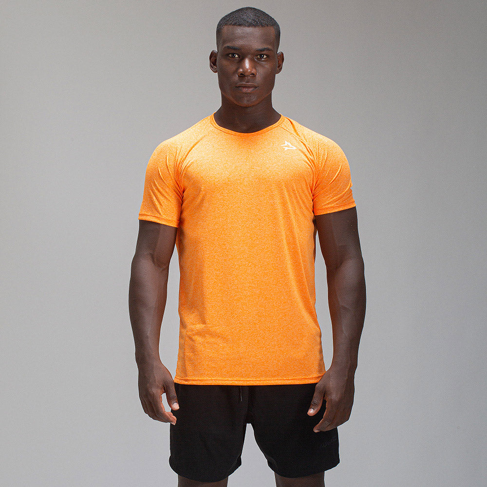 Camiseta Dry Fit New Lupus Laranja Flúor